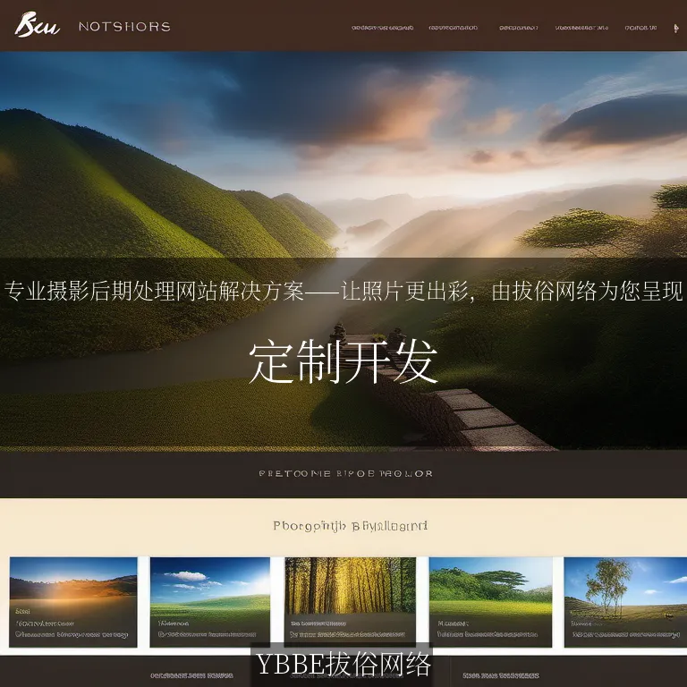 专业摄影后期处理网站解决方案——让照片更出彩，由拔俗网络为您呈现
