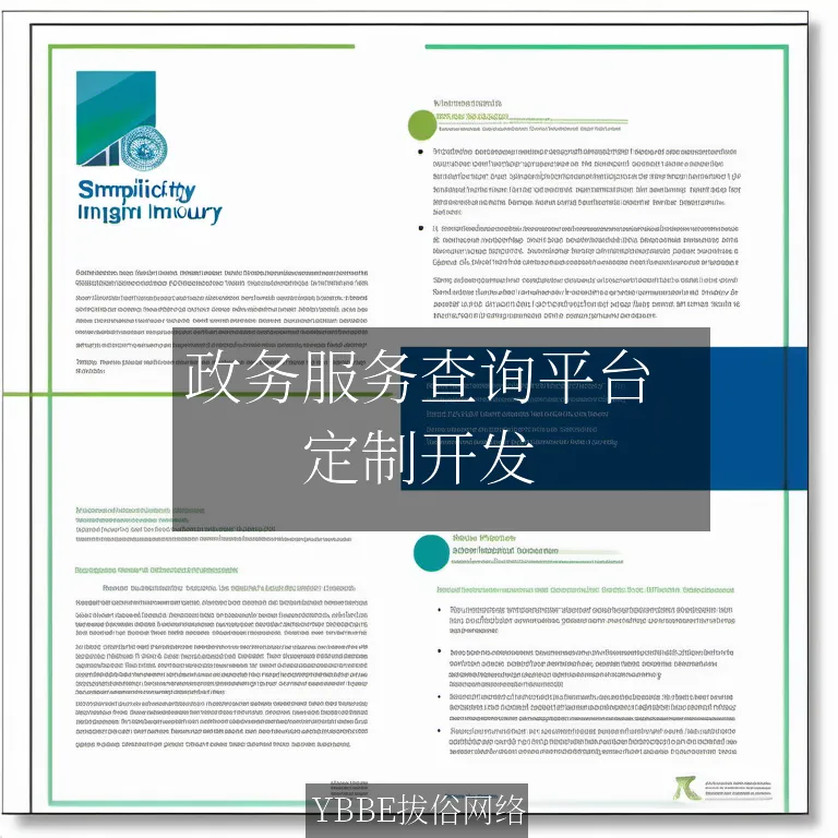 政务服务查询平台：企业数据整合与分析系统