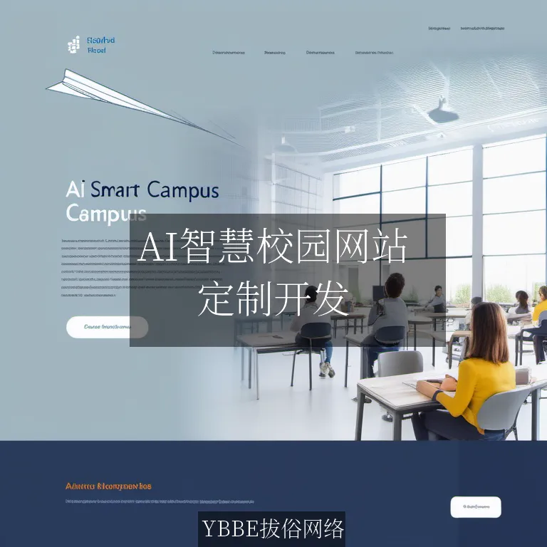 【上海拔俗】AI智慧校园网站：教学资源整合与服务优化方案